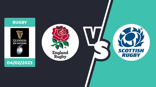 England vs Scotland Six Nations Series 2023 banner