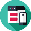 image featuring an mobile device and a desktop representing ease of use in terms of user interface