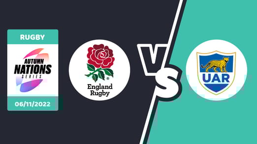 England vs Argentina Autumn Nations Series 2022 banner