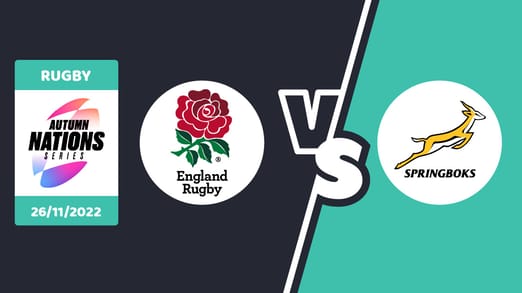 England vs South Africa Autumn Nations Series 2022 banner