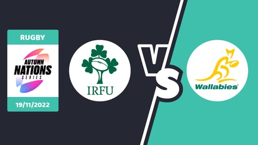 Ireland vs Australia Autumn Nations Series banner