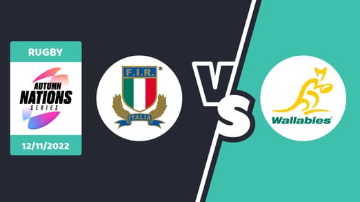 Italy vs Australia Autumn Nations Series 2022 banner