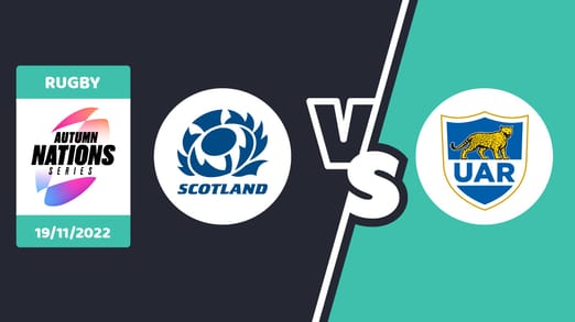 Scotland vs Argentina Autumn Nations Series 2022 banner