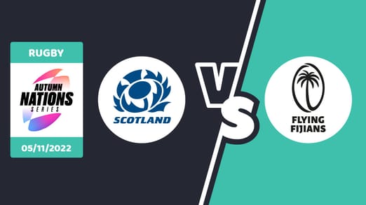 Scotland vs Fiji Autumn Nations Series 2022 banner