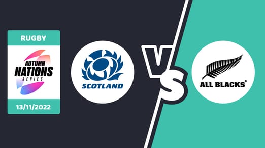 Scotland vs New Zealand Autumn Nations Series 2022 banner