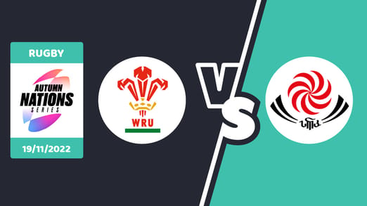 Wales vs Georgia Autumn Nations Series 2022 banner