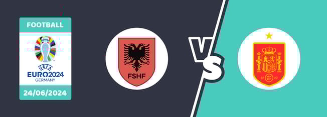 Albania vs Spain logo