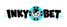 Inkybet logo showing the brands logo writting and a catoon inbetween the brand writting