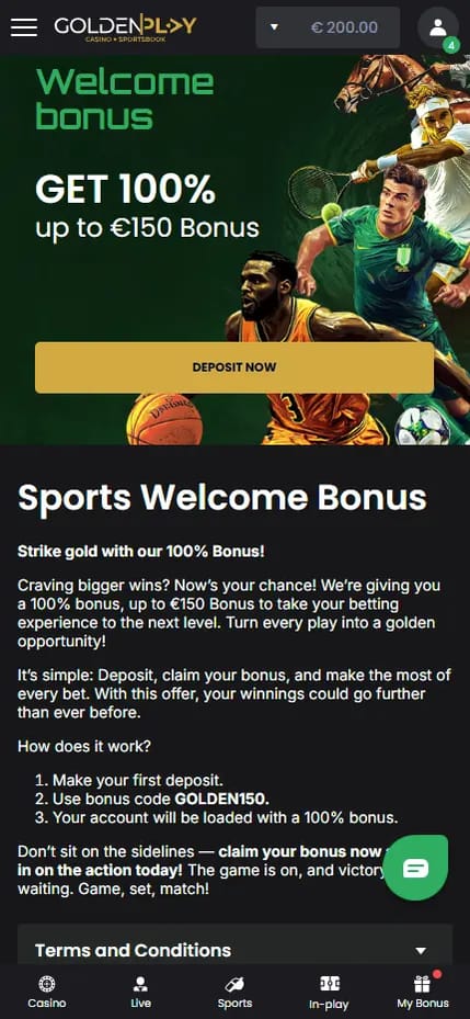 Goldenplay sport en
