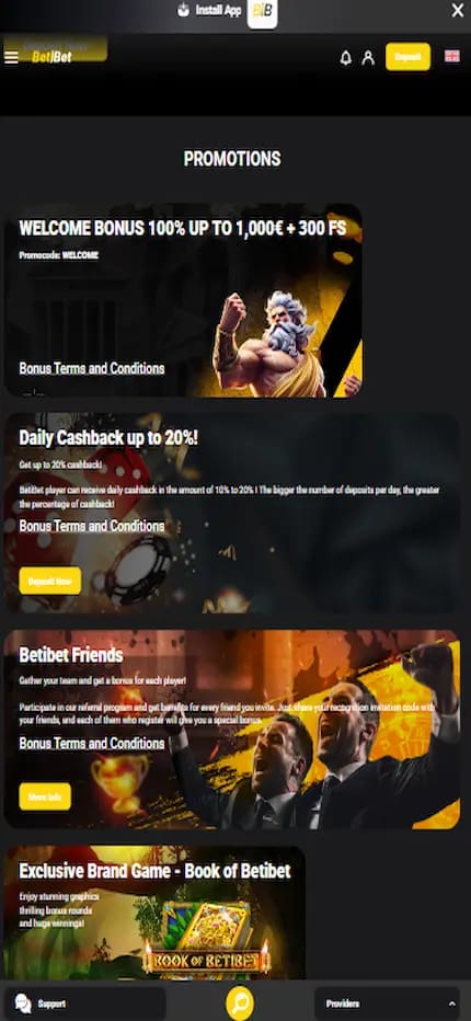 Betibet casino en