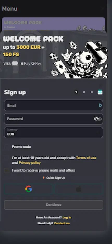 Inkybet casino en