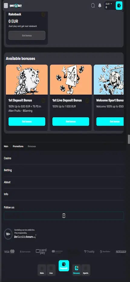 Inkybet sport en