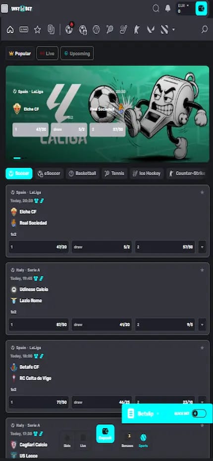 Inkybet sport en