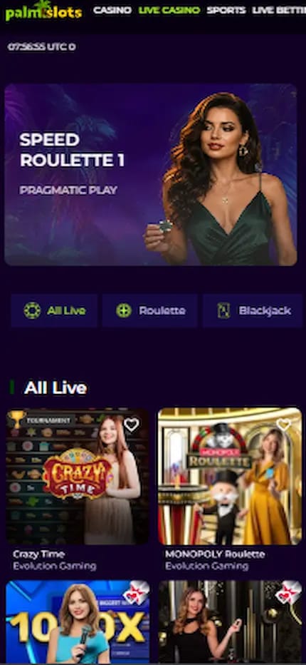 Palm slots casino en