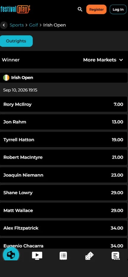 Irish open