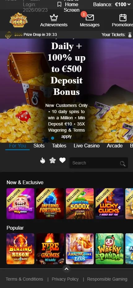 Mummys gold casino