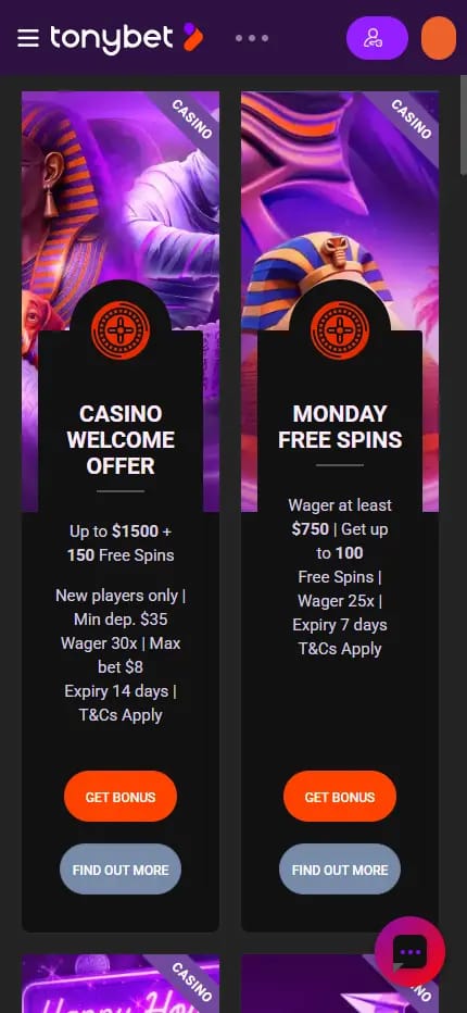 Tonybet casino