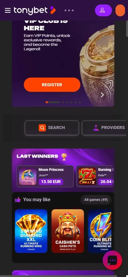 Tonybet casino