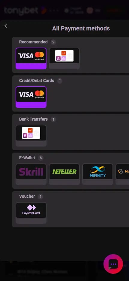 Tonybet casino